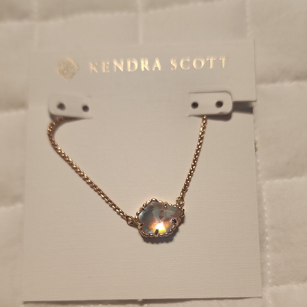 Kendra Scott Gold Hexagonal Necklace